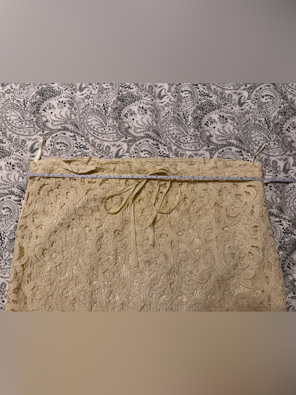Double D Ranch Cream Lace Maxi Skirt - Picture 10 of 10